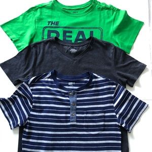 3 boy Short Sleeve Shirts